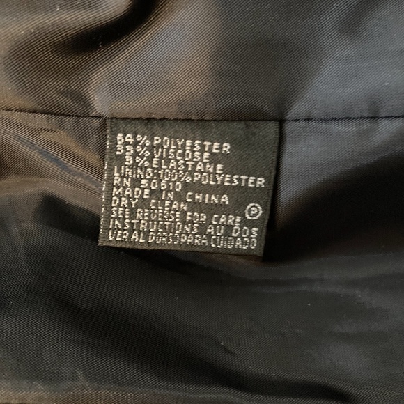 Anne Klein Jacket Blazer, Navy, S 4P - Picture 9 of 12